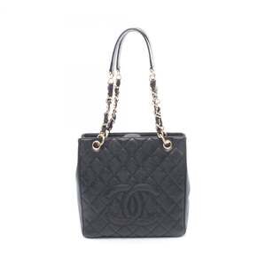 Chanel Matelassé PST Tote Bag Handbag, Leather Calfskin (Cowhide), Women's, B...